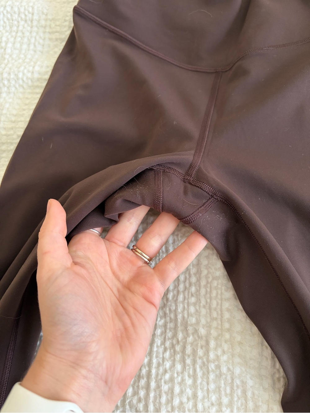 Lulu wunder under smooth cover high rise tight 25” - Picture 3 of 8